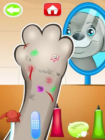 Изображение игры: Scary Paw - Pet Pup Vet