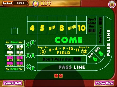 Изображение игры: Best Craps Casino Game FREE - Addict Betting!