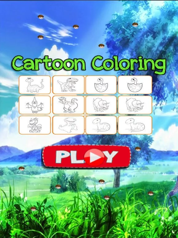 Изображение игры: Coloring Book Cartoons For Kids
