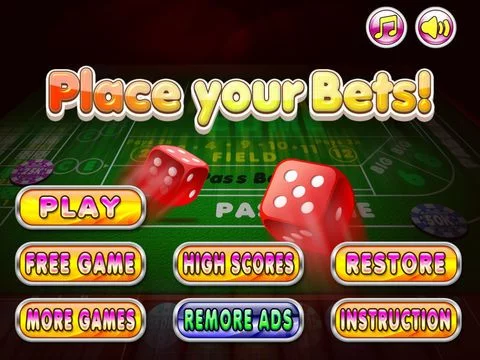 Изображение игры: Best Craps Casino Game FREE - Addict Betting!