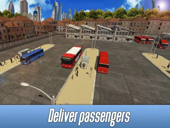 Изображение игры: Euro Bus Simulator 3D