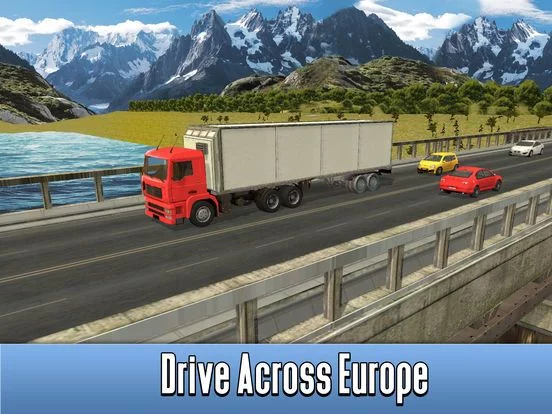 Изображение игры: European Cargo Truck Simulator 3D