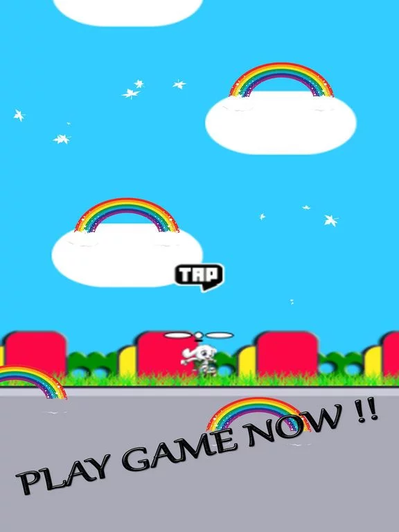 Изображение игры: The Copters Rabbit Swing Adventure