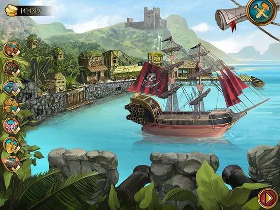 Изображение игры: Seven Seas Solitaire HD