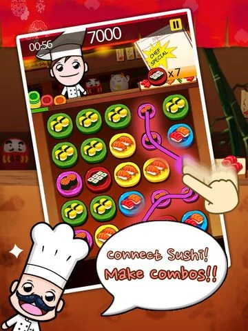 Изображение игры: Sushi Pop for Kakao