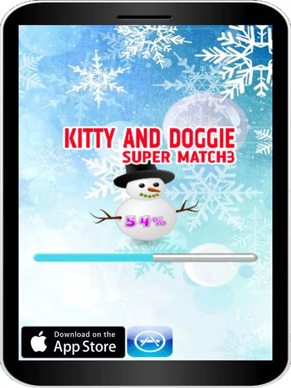 Изображение игры: Kitty Doggy Puzzle Match