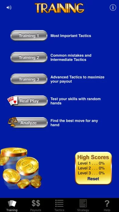 Изображение игры: Video Poker Trainer - Jacks or Better