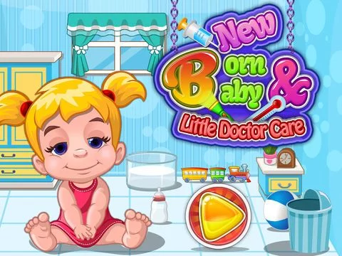 Изображение игры: Little doctor & new born baby care