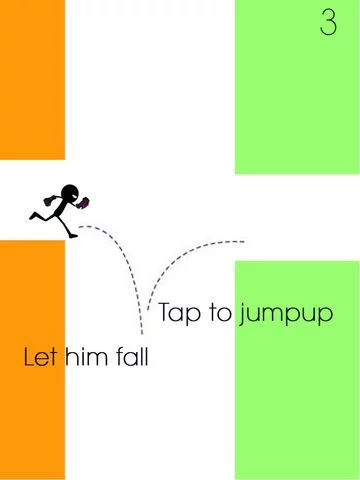 Изображение игры: A Stick Jump Journey
