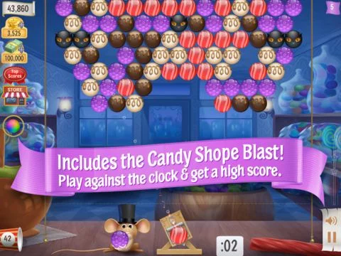 Изображение игры: Bubble Mouse City Adventure & Candy Shoppe Blast