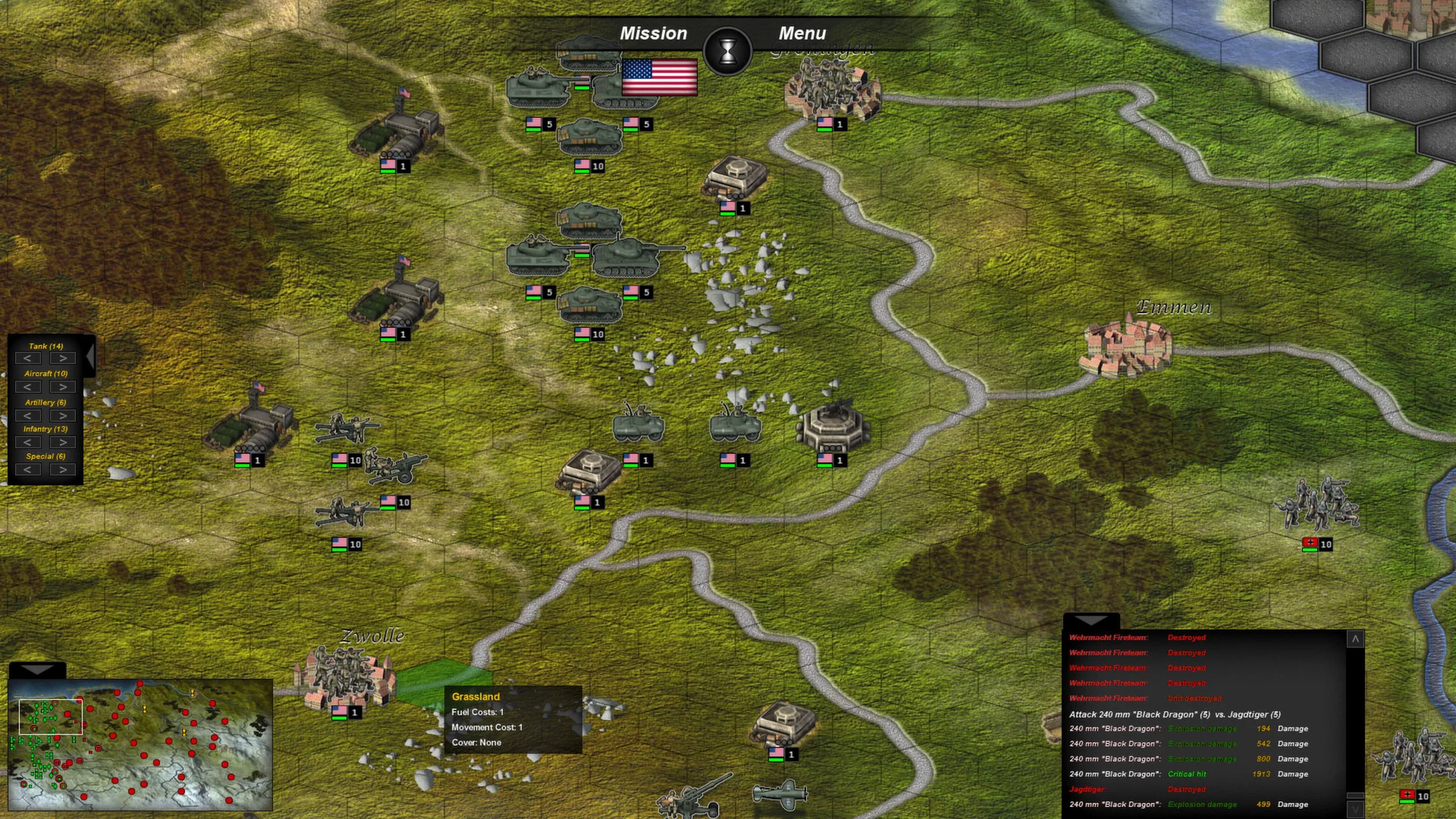 Изображение игры: Tank Operations: European Campaign