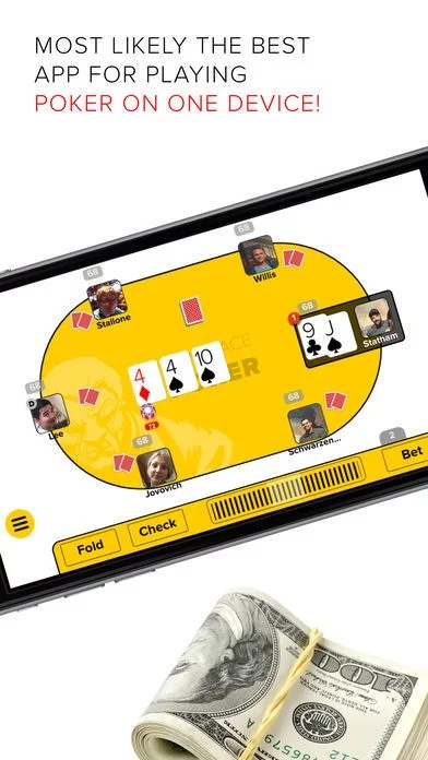 Изображение игры: Anyplace Poker Offline. Texas Holdem with friends.