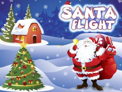 Изображение игры: Santa Flight - Catch The Gifts