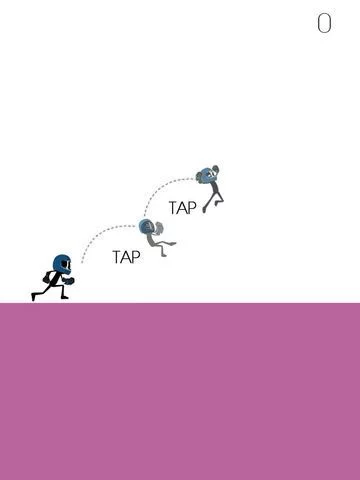 Изображение игры: Crazy Stick Man Race - Endless run jump and avoid obstacles adventure