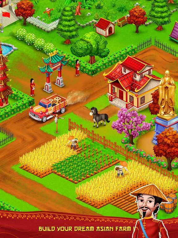 Изображение игры: Asian Town Farmer-Offline Farm