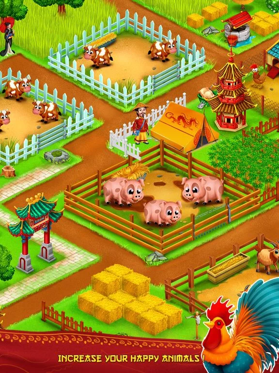 Изображение игры: Asian Town Farmer-Offline Farm