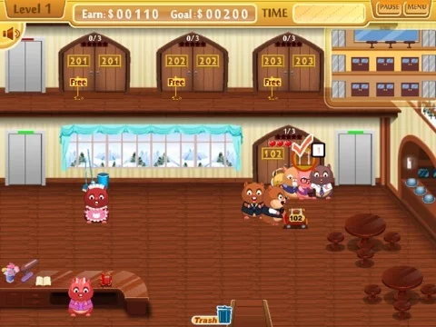 Изображение игры: Hamster Hotel Dash-Cute Hamsters Resort Simulation Game