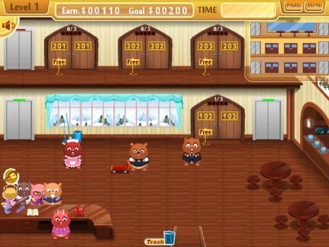 Изображение игры: Hamster Hotel Dash-Cute Hamsters Resort Simulation Game