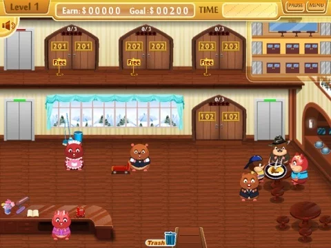 Изображение игры: Hamster Hotel Dash-Cute Hamsters Resort Simulation Game