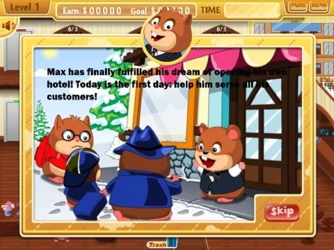 Изображение игры: Hamster Hotel Dash-Cute Hamsters Resort Simulation Game