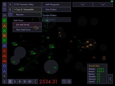 Изображение игры: Tactical Space Command Lite