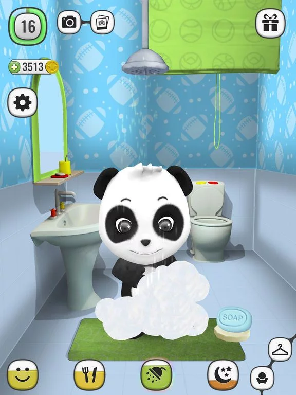 Изображение игры: My Talking Panda - Virtual Pet