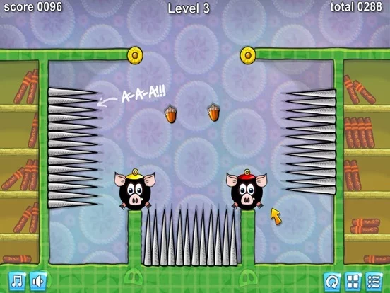 Изображение игры: Piggy for Nuts - Physics Puzzle Game