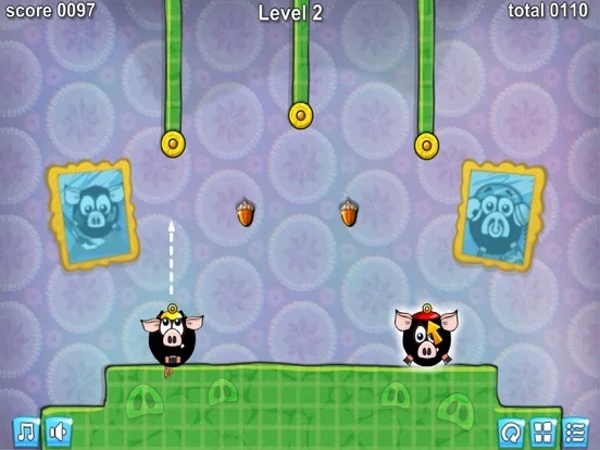 Изображение игры: Piggy for Nuts - Physics Puzzle Game