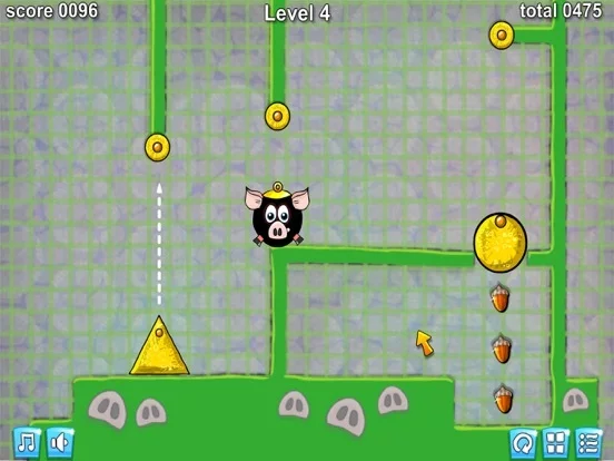 Изображение игры: Piggy for Nuts - Physics Puzzle Game