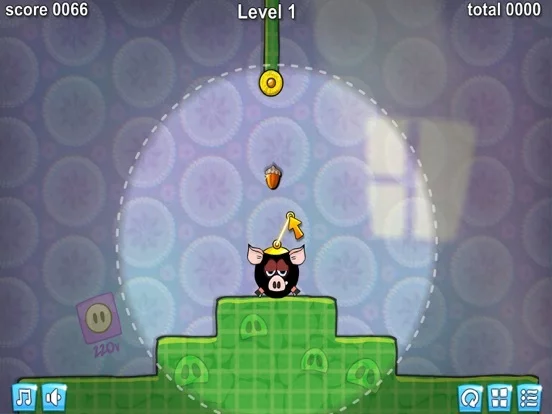 Изображение игры: Piggy for Nuts - Physics Puzzle Game