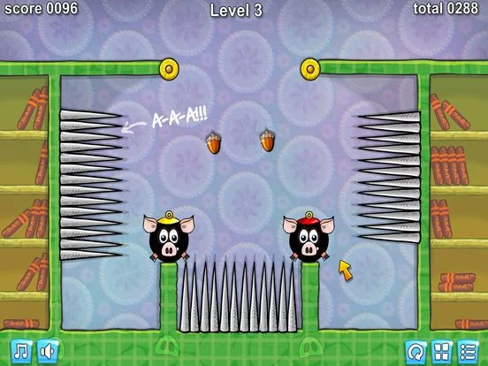 Изображение игры: Piggy for Nuts - Physics Puzzle Game