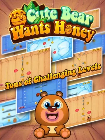 Изображение игры: Where's my honey? — Action physics puzzle game
