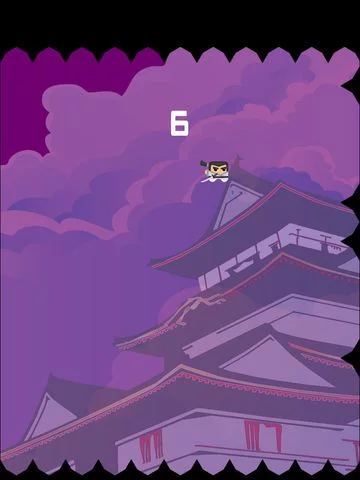 Изображение игры: Bouncy Samurai - Tap to Make Him Bounce, Fight Time and Don't Touch the Ninja Shadow Spikes