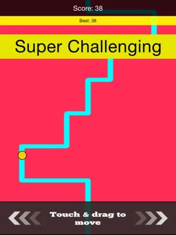 Изображение игры: Follow the Thin Line - Move the Dot with Your Finger