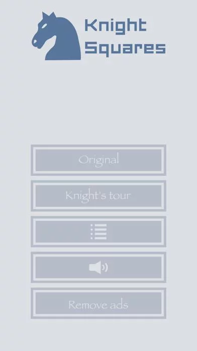 Изображение игры: Knight Squares