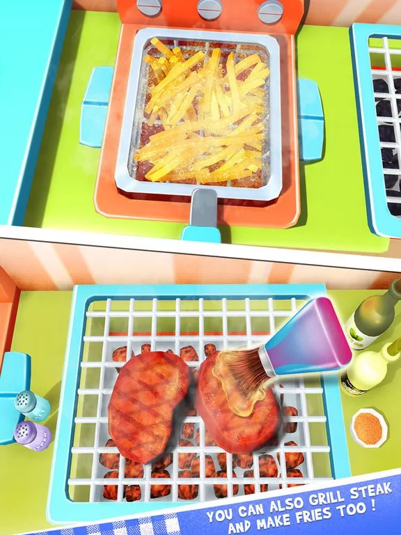 Изображение игры: Steak Maker - Food Street Chef