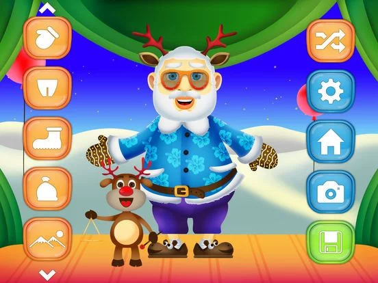 Изображение игры: Santa Dress Up Game
