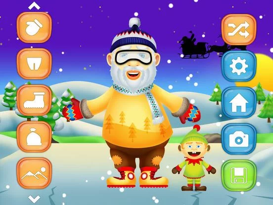 Изображение игры: Santa Dress Up Game