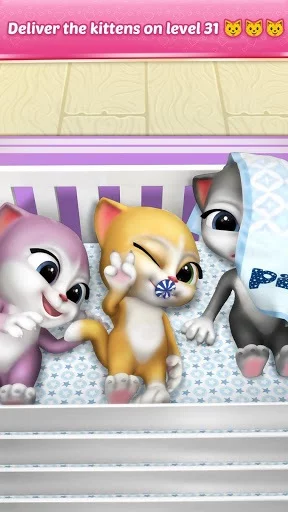 Изображение игры: Pregnant Talking Cat Emma
