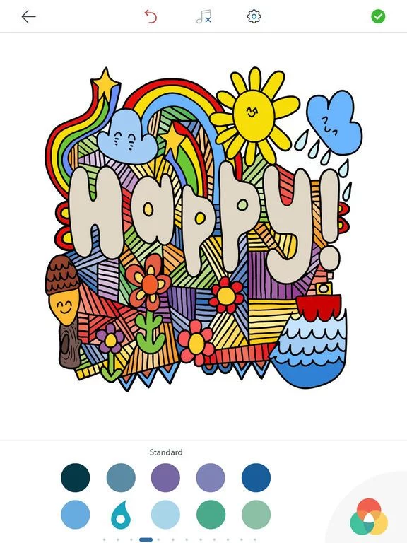 Изображение игры: Fun Coloring Pages for Adults
