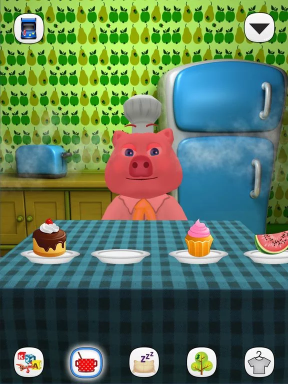 Изображение игры: My Virtual Pet Pig Oinky