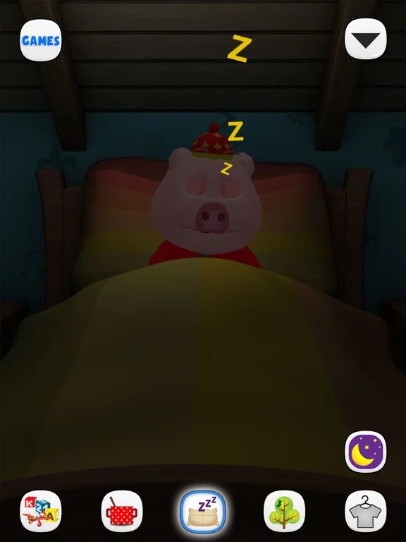Изображение игры: My Virtual Pet Pig Oinky