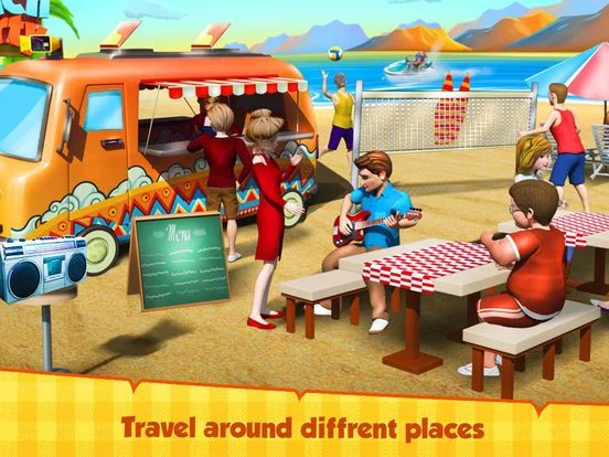Изображение игры: Street Food Truck Cooking Game