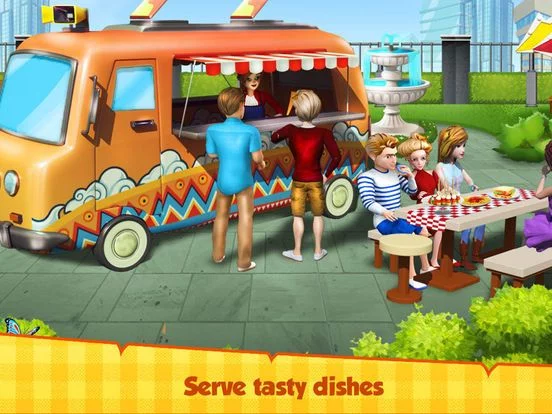Изображение игры: Street Food Truck Cooking Game