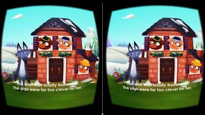 Изображение игры: Three Little Pigs VR