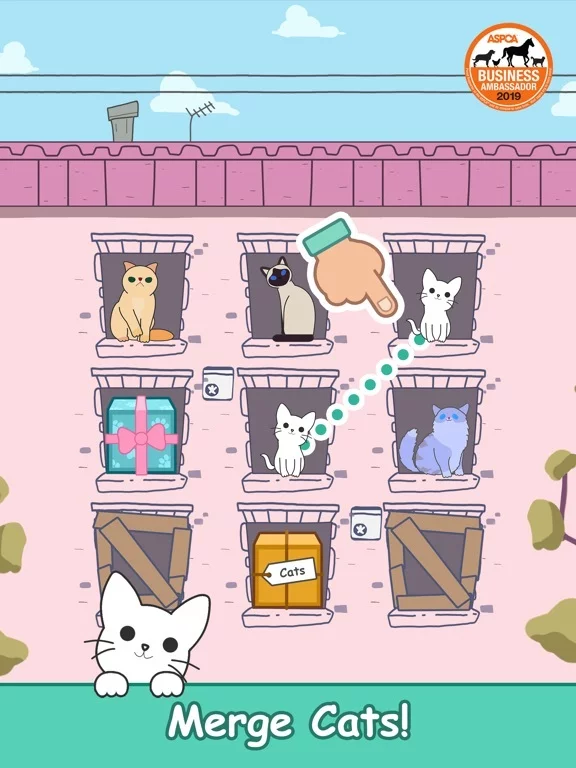 Изображение игры: Cats Tower - Merge Kittens!