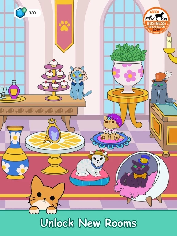 Изображение игры: Cats Tower - Merge Kittens!