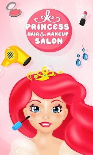 Изображение игры: Princess Hair & Makeup Salon