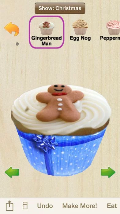 Изображение игры: Cupcakes! Holiday Edition