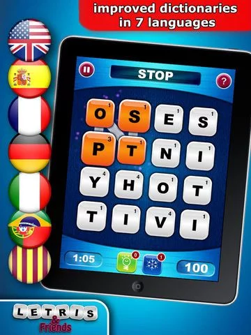 Изображение игры: Letris & Friends: Word puzzle game